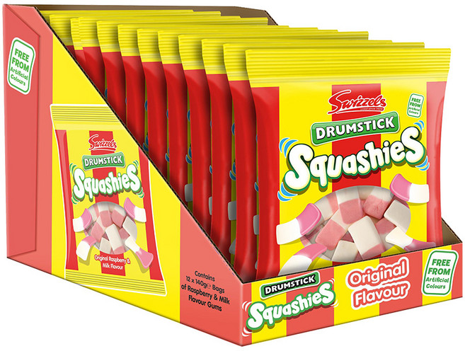 스위츨 스쿼시 라즈베리 앤 밀크 젤리, 100g, 12개