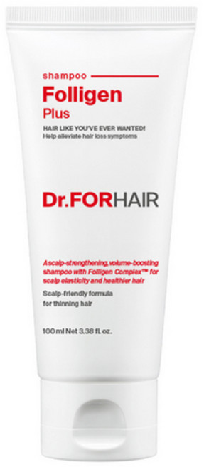 Dr.FORHAIR Folligen Plus 頭皮養護洗髮精, 1個, 100ml