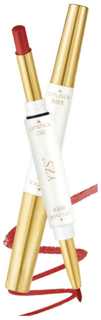 1/1+1컵에 묻지 않는 듀얼 헤드 립스틱 립라이너 잘묻어나지않는잘안지워지는립스틱추천 지속모이스처라이저레이디립메이크업도구/쉽게 색이 지워지지 않음/편안한 사용감/4 colors, [2+1]누드 살구 스위트 티 × 3개, 3개