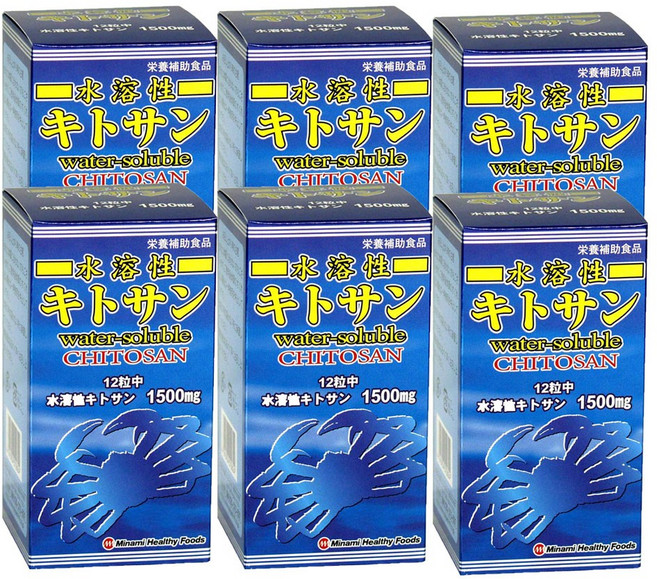 일본 미나미헬시푸즈 키토산 360정 6개 세트