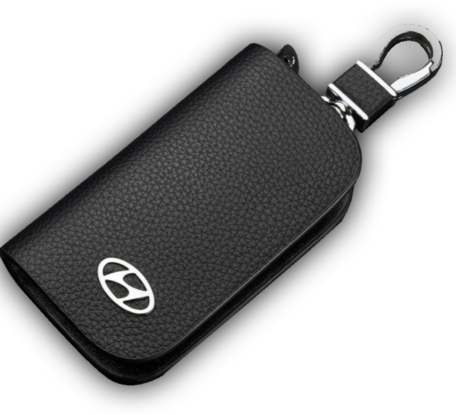 자동차 스마트키 키커버 지갑 가죽 홀더 케이스, 01.현대