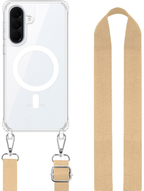 더조은셀러 맥세이프 호환 세이프링 면소재 목걸이 스트랩 갤럭시 케이스 크로스 줄