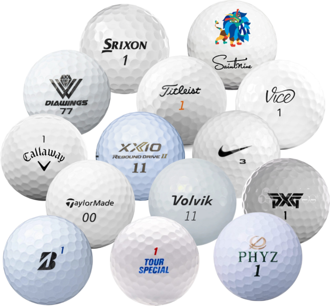 나왕골프 메이저/유명골프공 혼합 로스트볼 A/A-급, 1개, 40개입, 나왕골프 메이저/유명골프공 혼합 화이트  A/A-급