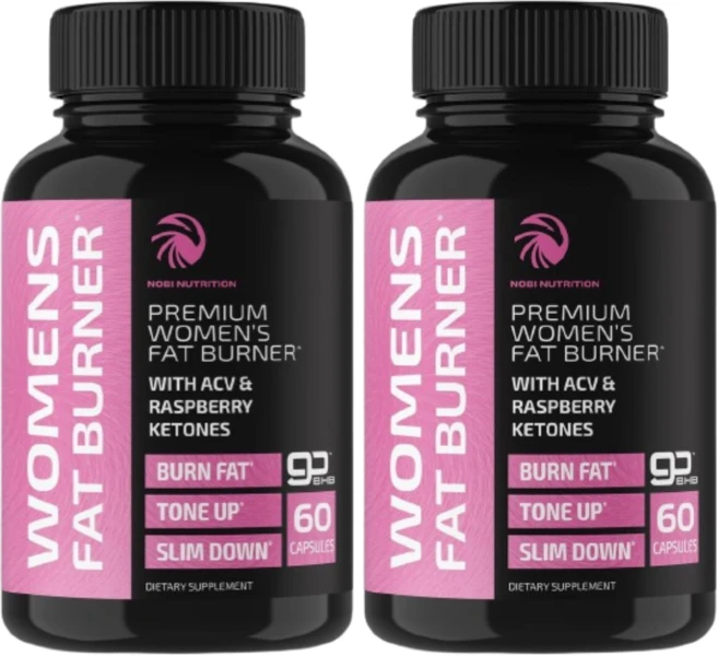 Nobi Nutrition 여성용 프리미엄 지방 연소제 캡슐 60정 2 SET - 쿠팡