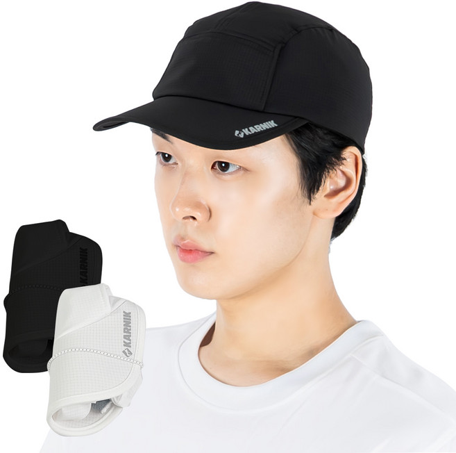 카르닉 러닝모자 경량 스포츠 모자, 화이트, FREE(53~60호), 1개