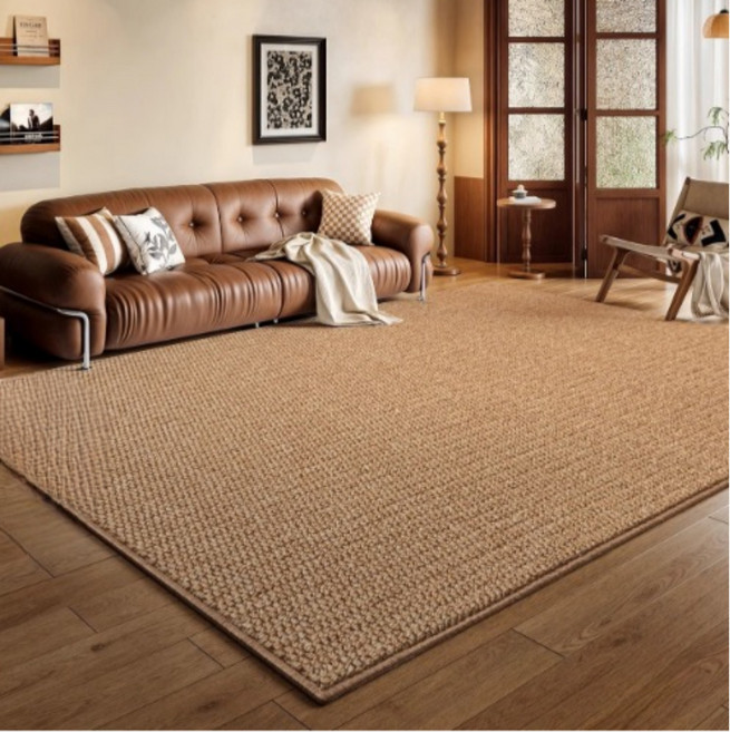 다물 대형 방수 거실카페트 + 발매트 사계절 물세탁 검은가루없는 안전인증 러그