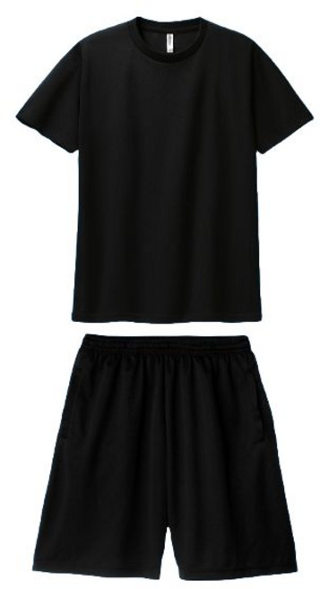 글리머 GLIMMER 에어쿨링 드라이 기능성 쿨론 무지 반팔 반바지 세트 매장정품 217244