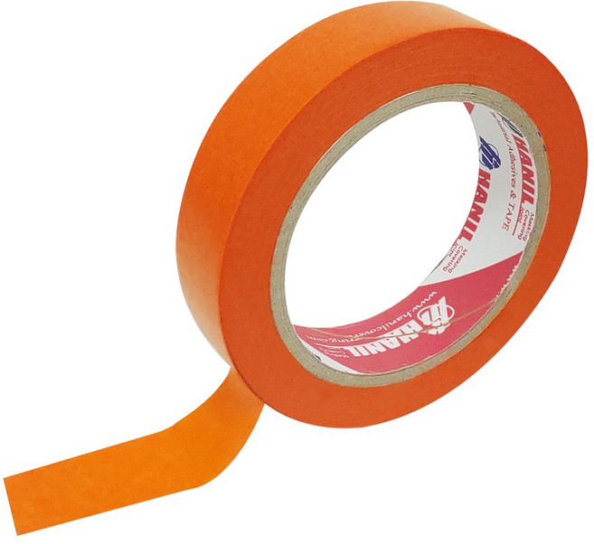 포장백서 보양 도배 커버링 마스킹 테이프 오렌지 사계절용 10mm x 40m, 1개