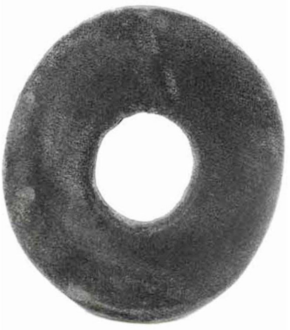 네이처스파머 초극세사 국내산 도넛 얼굴 마사지 베개, 그레이, 1개