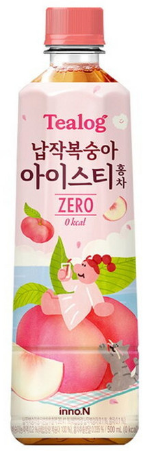 이노엔 티로그 납작복숭아 아이스티 홍차 500ml x 20개