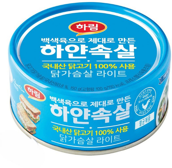 하림 하얀속살 닭가슴살 라이트, 150g, 12개
