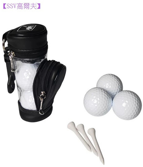 SSV高爾夫 高爾夫球小袋, 黑色, 1個