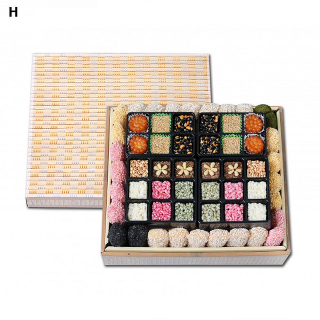 양양 오색한과 선물세트 바구니(대)/(4단), 1개, 1.5kg