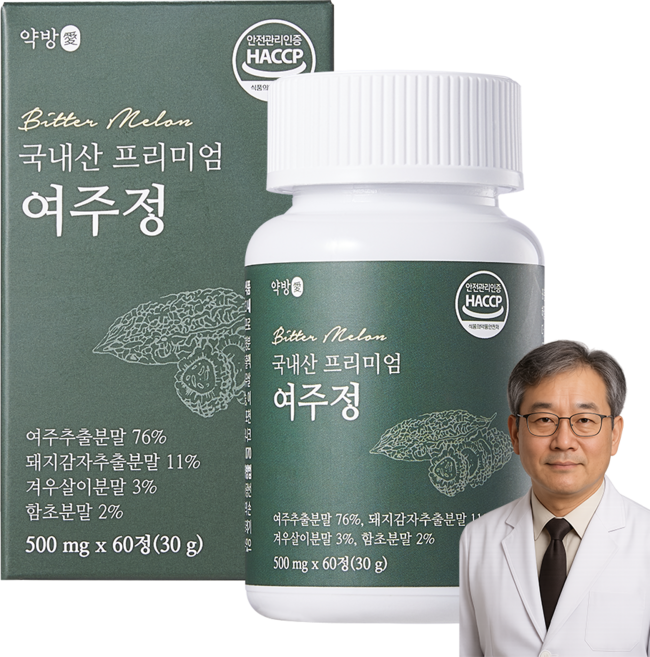 라운지셀 국내산 프리미엄 약방애 여주정, 60정, 1개