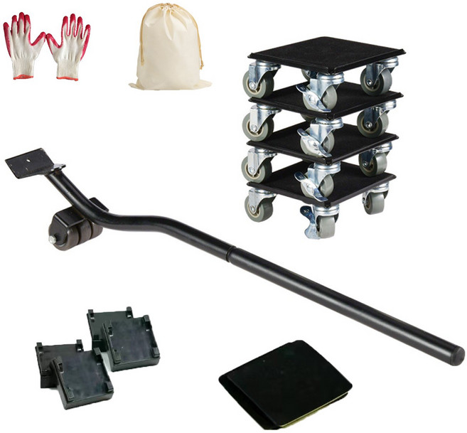 (즉시 할인가) 티지피 만능지렛대 이동 바퀴 세트, 1세트