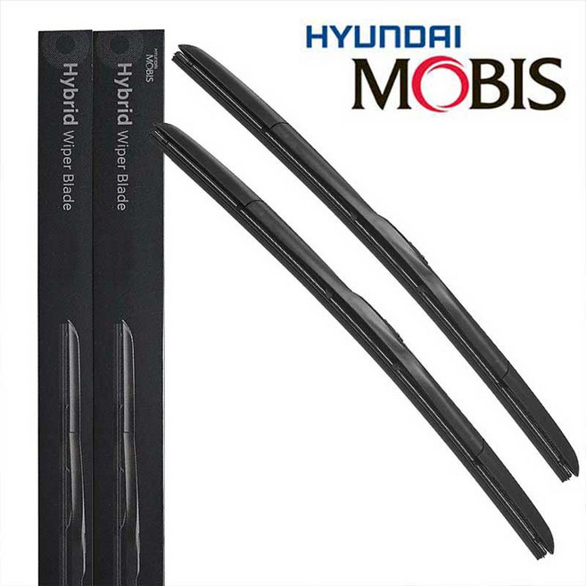 현대모비스 에어로다이나믹 하이브리드 와이퍼 세트