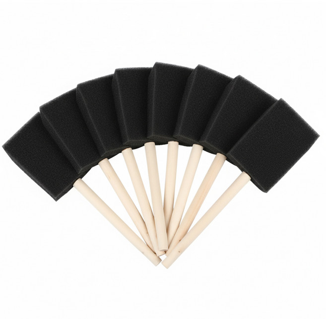 아이베란다 폼브러쉬 스폰지붓 페인트붓, 10개