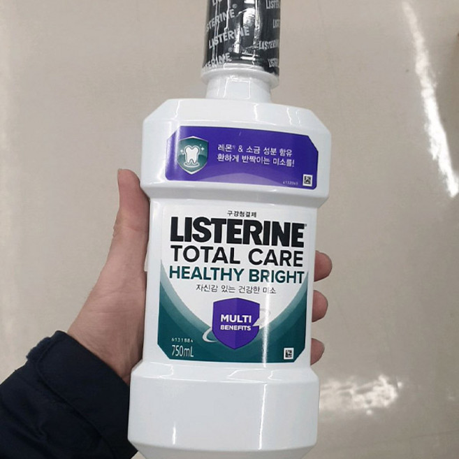 리스테린 토탈케어 헬씨브라이트, 750ml, 1개