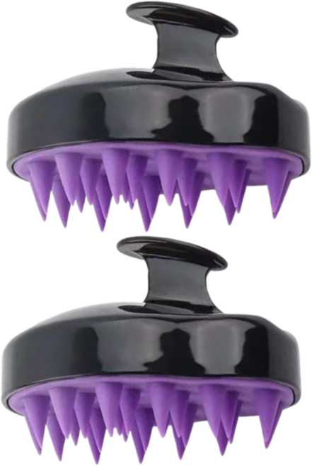 바이샌드 저자극 헤어실리콘 샴푸브러쉬 1+1, 2개