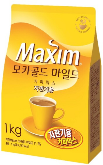 동서 맥심 모카골드 마일드 커피믹스(자판기용) 1kgX10개입 BOX 식품 > 커피/차 커피 커피믹스 일반커피믹스, 1kg, 1개입, 10개