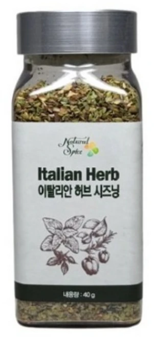 내츄럴스파이스 이탈리안허브 시즈닝, 40g, 1개 - 쿠팡