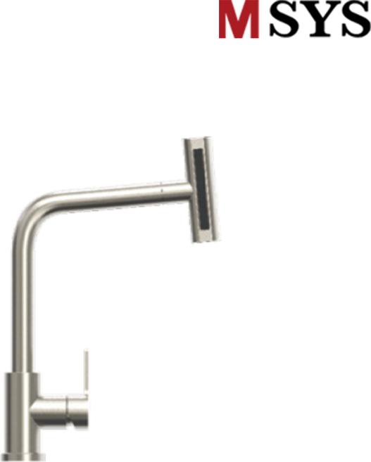 한샘 MSYS 와이드 주방 폭포수전 스텐 무광, 1개