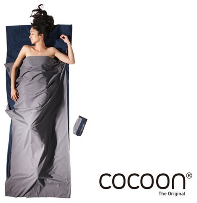 코쿤 여행용 코튼 사각라이너 Cotton 100% Tuareg / Elephant grey (CT24/44), 1개