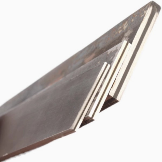 칼날 강철 막대 블랭크 샌드위치 3층 San-Mai 경화 제작, 02 150x25x3mm, 01 빠른, 1개