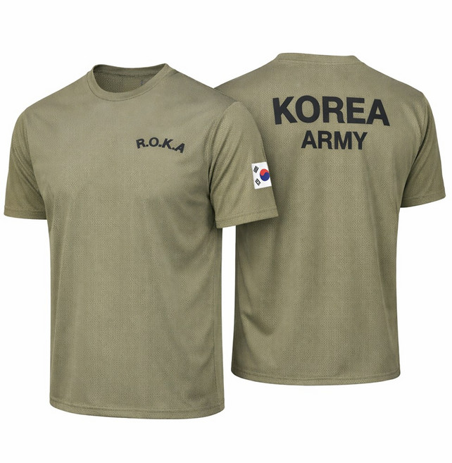 아소트 냉감 통기성 메쉬 로카티 코리아 아미 ROKA 반팔 티셔츠 남녀공용