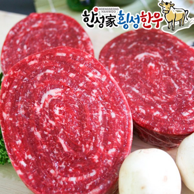 더바른식탁 한우 1+등급 우둔살(불고기용) 300g 횡성 한우 소고기 우둔살 한우 우둔살, 1개