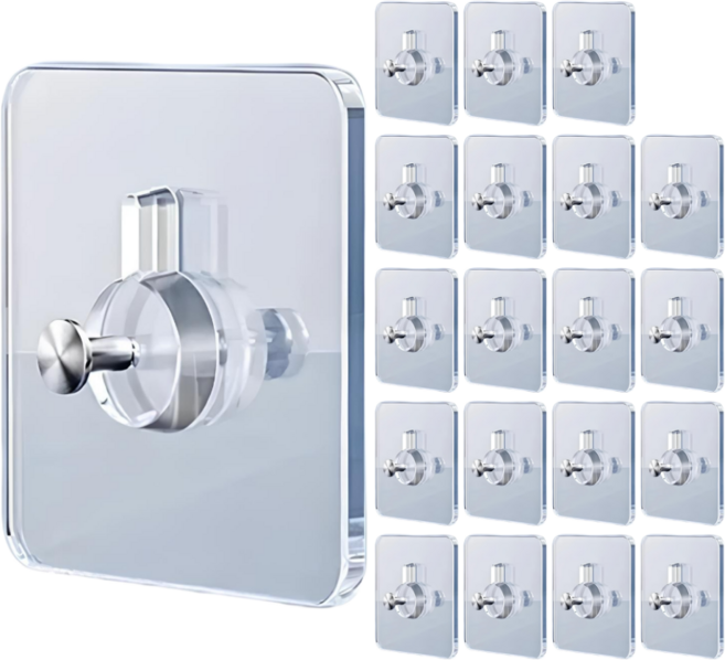 편안가온 못없이 튼튼한 무타공 접착식 액자걸이, 20P, 1개