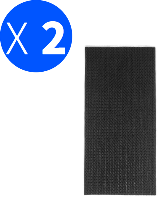 톱니무늬 3mm 우레탄 아웃솔 밑창 수선 재단판 2개 세트, 1세트, 블랙