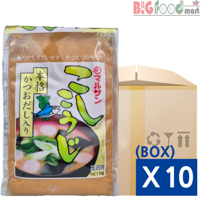 8939684/ 고시고우지 미소된장(1kgX10개)-은화, 1kg, 10개