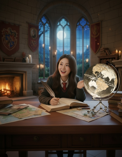 GlowDream 22cm 프리미엄 지구본 빈티지 오브제 LED 지구본 홈카페 인테리어, 웜 골드