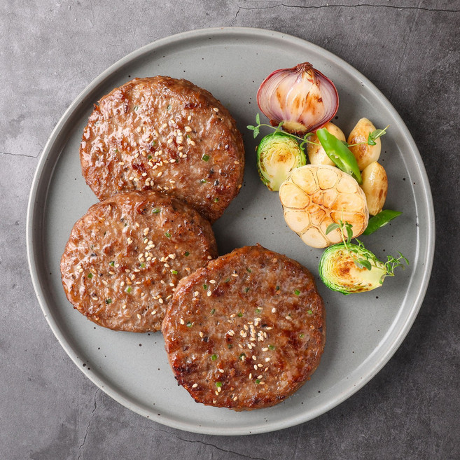 [온밥엔]국내산 프리미엄 매콤한맛 떡갈비 육즙가득 두툼한 전주 떡갈비 500g 2봉, 단품