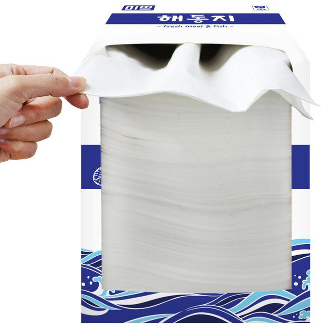 미쁘 해동지 참치 미트페이퍼 대사이즈 200매, 1개, 1개입