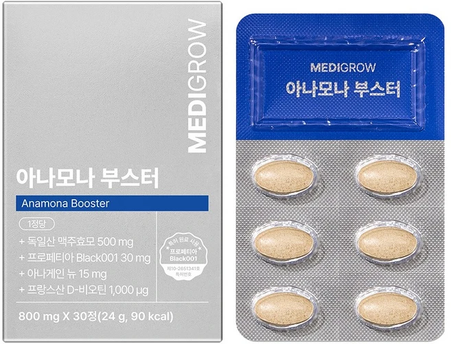 메디그로우 아나모나 부스터, 1박스, 30정 - 쿠팡
