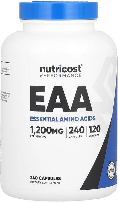 건강챙기세요 Nutricost 퍼포먼스 EAA 캡슐 240정 백살까지오래오래, 1개 - 쿠팡