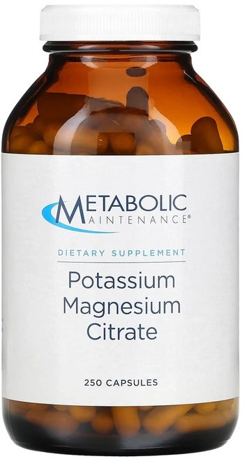 메타볼릭메인터넌스 포타슘 마그네슘 씨트레이트 캡슐 250정, 1개 - 쿠팡
