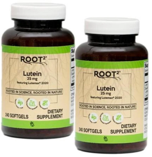 비타코스트 루트2 루테인 지아잔틴 소프트젤 25mg Vitacost ROOT2 Lutein Lutemax, 240정, 2개 - 쿠팡