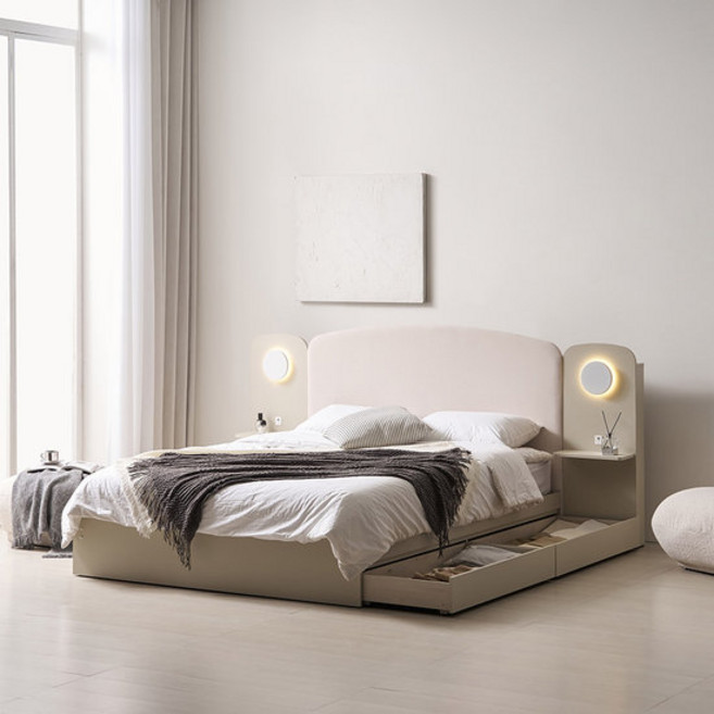 베디스 샬롯 수납형 침대프레임 퀸침대 Q, 공통