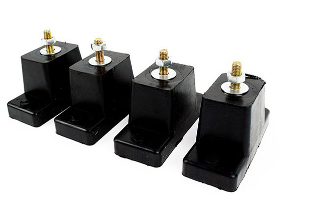 웨일베리나 에어컨 실외기 고무패드 발받침 4p 받침대받침 실외기받침대 받침대 소음방지패드 바닥패드 받침용