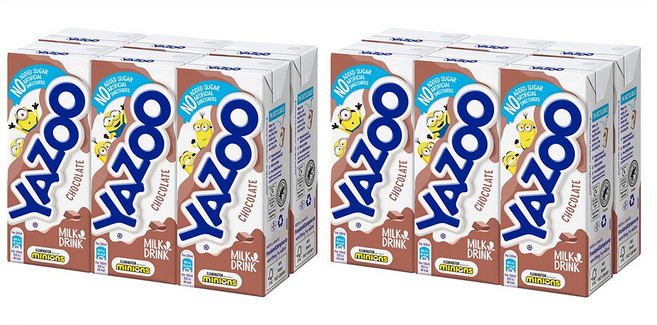 Yazoo 영국 야주 초콜릿 우유 초코우유 드링크, 200ml, 12개, 200ml