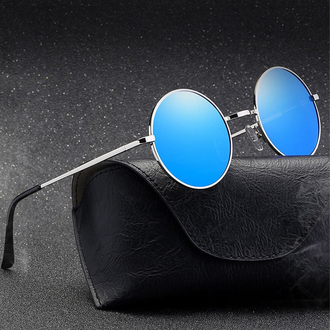 레트로 클래식 라운드 패션 편광 선글라스 남녀공용