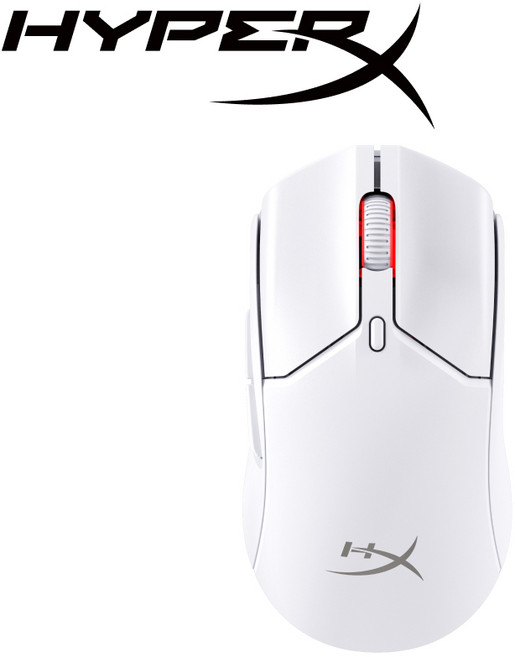 HyperX Pulsefire Haste 2 無線電競滑鼠 雙模輕量設計 100小時續航 白色