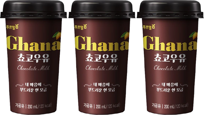 가나초코우유 오리지널 컵 200ml 30개