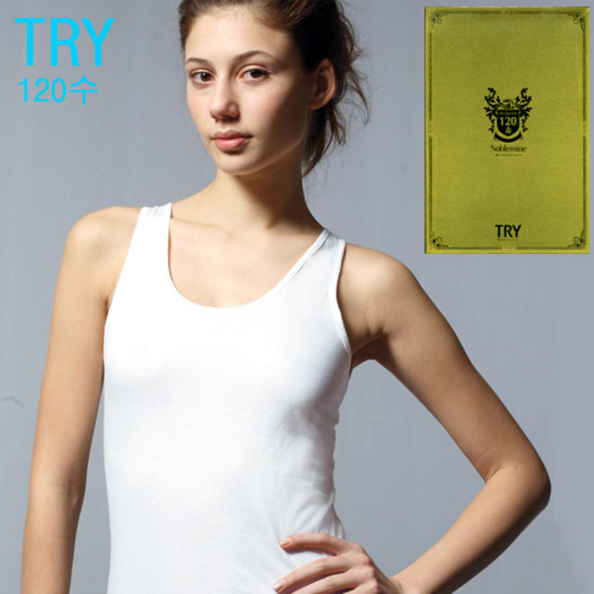 쌍방울 TRY 여성용 노블마인 120수 런닝 민소매 나시 TCWRFD3