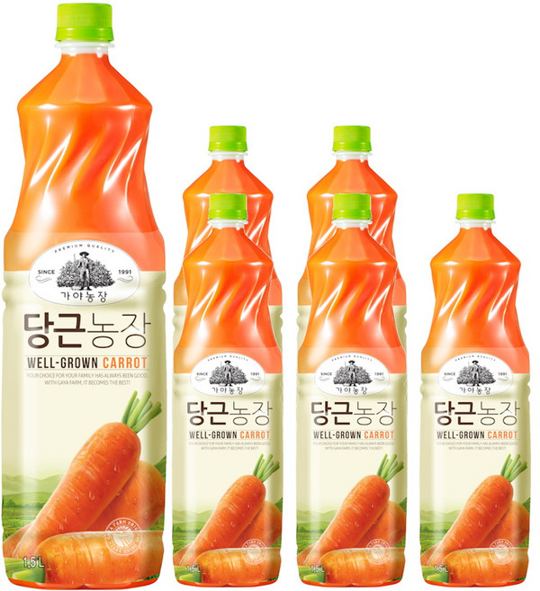 가야농장 당근농장, 1.5L, 6개