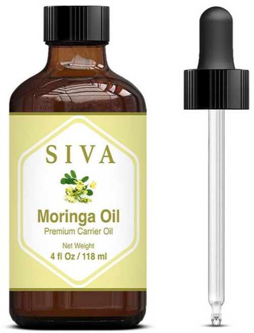 SIVA 冷壓辣木油 按摩植物油 118ml 美國原裝進口 深層滋潤 適用各種膚質, 1個