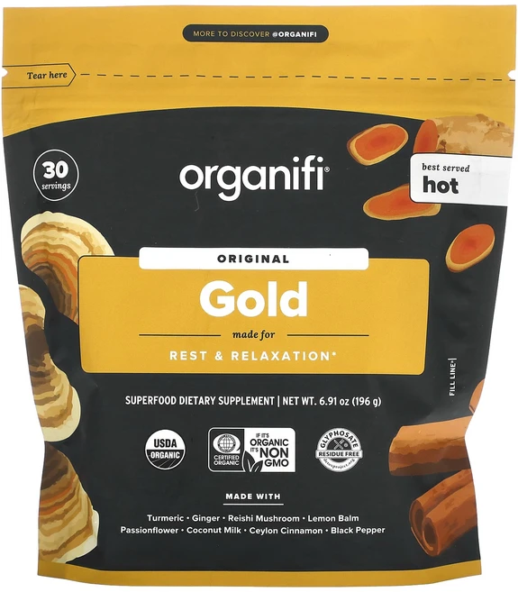 오가니피 오리지널 골드 198g (6.98oz), 2개 - 쿠팡